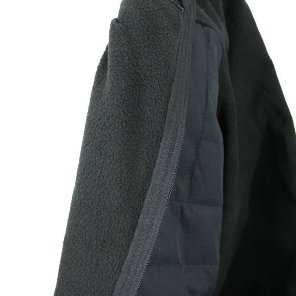 New Balance Men’s Hooded Quilted Softshell Fleece Jacket Black Size M - Picture 6 of 10